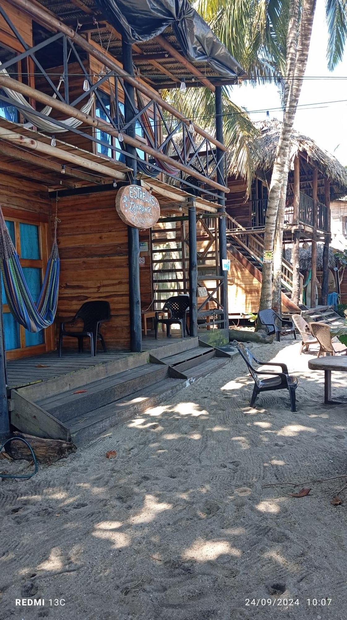 Hostal Estrellas Del Tayrona Playa Mendihuaca Guachaca 외부 사진